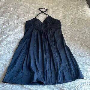 (NWT) BCBGMaxazria — woven dress, in midnight blue/navy